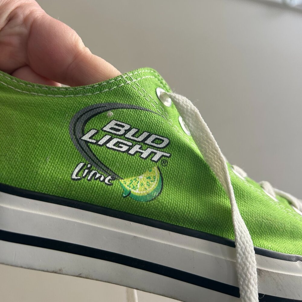 🍋👟 Bud Light Lime Converse-Style Sneakers – Size 42 👟🍋